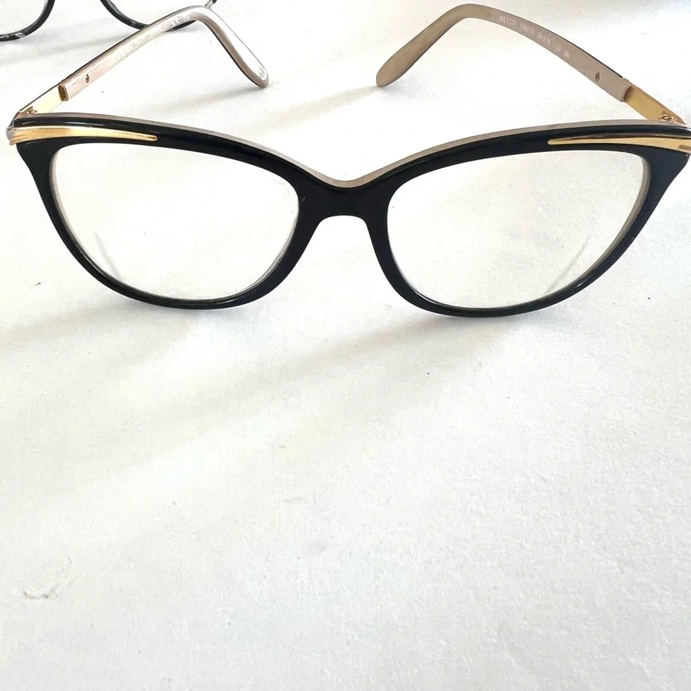 Marc Jacob’s and Ralph Lauren frames, set of two Stylish Black and Gold frames.